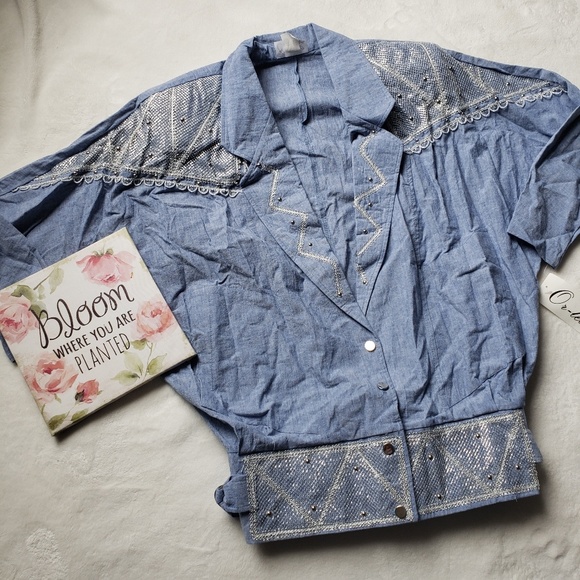 or-lee Jackets & Blazers - NWT vintage Or-lee Chambray jacket MC